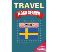 Travel Word Search: Sweden: A Word Search Journey Across Sweden’s Landscapes, Traditions, and Cuisine | 6 x 9 inches | 50+ Puzzles, 110 pages