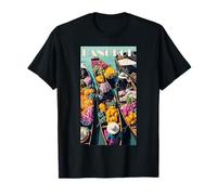 Traveler Backpacker Wander Mercado Flotante Bangkok Tailandia Camiseta