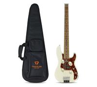 Traveler Guitar, Bajo de 4 cuerdas, derecho, blanco perla (TB4P PW PF)