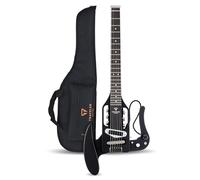 Traveler Guitar Pro-Series Mod-X Guitarra eléctrica, negro mate (PSM BKM)