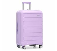 Traveler's Choice Pagosa - Equipaje rígido con Ruedas giratorias expandible e Indestructible, Lavanda, 26" Medium