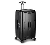 Traveler's Choice Maleta rígida Indestructible de policarbonato, Matte Black, Checked 26-Inch, Ultimax - Maleta rígida de policarbonato para Maletero