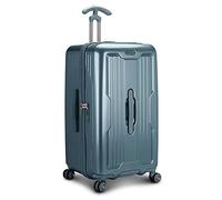 Traveler's Choice Maleta rígida Indestructible de policarbonato, Teal, Checked 26-Inch, Ultimax - Maleta rígida de policarbonato para Maletero