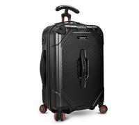 Traveler's Choice Maxporter II - Maleta rígida de policarbonato con Ruedas giratorias, Negro -, 22" Carry-On Luggage