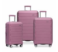 Traveler's Choice Pagosa - Equipaje rígido con Ruedas giratorias expandible e Indestructible, Mauve, 30" Large