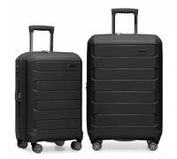 Traveler's Choice Pagosa Indestructible Hardshell Expandible Spinner Equipaje, Negro -, Carry-on 22-Inch, Equipaje Giratorio expandible Pagosa Indestructible Hardshell