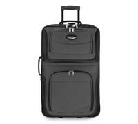 Travel Select Amsterdam - Equipaje Vertical expandible con Ruedas, Gris, Checked-Medium 25-Inch, Amsterdam - Equipaje Vertical expandible con Ruedas