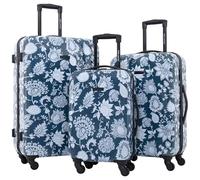 Travelers Club Bella Caronia - Juego de Equipaje de Mano Voguish de 3 Piezas o 20 Pulgadas, Patrón Real, 20" Carry-on, Bella Caronia - Juego de Equipaje de Mano Voguish de 3 Piezas o 20 Pulgadas