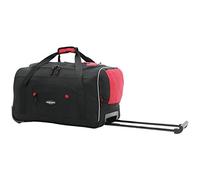 Travelers Club - Bolsa de Lona Vertical con Ruedas Adventure, 55,8 cm, Rojo