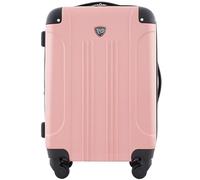 Travelers Club Chicago Hardside Expandable Spinner Luggage, Rose Gold, 20" Carry-On