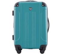 Travelers Club Chicago - Maleta de Mano expandible giratoria de 20 Pulgadas, Teal, 20" Carry-on, Chicago Hardside - Equipaje Giratorio expandible