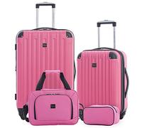 Travelers Club Midtown Hardside - Juego de Equipaje de Viaje de 4 Piezas, Goma de mascar, 4-Piece Set, Midtown Hardside - Juego de Equipaje de Viaje de 4 Piezas