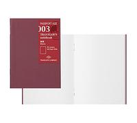 Traveler's Company 14370006 - Recambios, papel MD sin rayas, paquete de 3, tamaño pasaporte