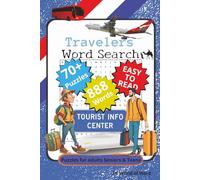 Travelers Word Search Book: : 70+ Word Search Puzzles with Easy to Read Print about Traveling, tickets and train , For Anxiety Relief and relaxation | 6x9 inches, 111 p