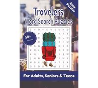 Travelers Word Search Puzzle: 50+ Puzzles Word Search Easy to Read about Travelers and More | 6x9 inches, 110 pages | Gift for Travelers & Traveling Lover