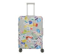 TRAVELITE Accessoires Kofferhülle M, Multi.Color/Tickets Unisex Adultos