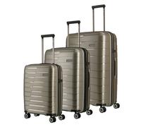 Travelite Air Base Juego de maletas de 4 ruedas 3 pzs. color dorado