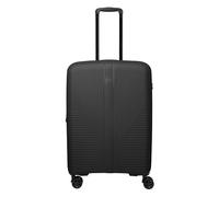 Travelite Air Stripe 4 ruedas Carrito M 66 cm con pliegue de expansión negro
