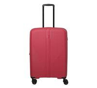 Travelite Air Stripe 4 ruedas Carrito M 66 cm con pliegue de expansión rojo