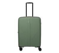 Travelite Air Stripe 4 ruedas Carrito M 66 cm con pliegue de expansión verde