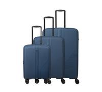 Travelite Air Stripe 4 ruedas Juego de maletas 3 piezas Con asa expansible azul