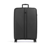 Travelite Air Stripe | Maleta con 4 ruedas | negro | 51x77x29cm | polipropileno