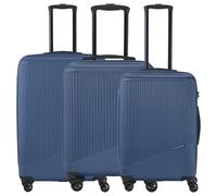 travelite Juego de maletas de 4 ruedas, 3 piezas, tamaños L/M/S, serie de equipaje BALI: carritos de carcasa dura de ABS con cierre de combinación TSA (maleta de equipaje de mano sin TSA)