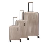 Travelite Barbara Novelty 4 ruedas Juego de maletas 3 piezas Con asa expansible beige