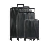 Travelite Barbara Novelty | Juego de maletas (4 ruedas) | negro | policarbonato