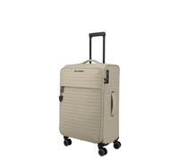 Travelite Barbara Stepp - Maleta Blanda (tamaño M, Cierre TSA, 4 Ruedas Dobles, 42 x 68 x 27/31 cm, 3,2 kg, 64-68 L)