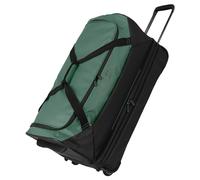 Travelite Bolsa de viaje trolley con ruedas de material repelente al agua, Basics equipaje blando con fuelle expansión, 70 cm, 98-119 litros, Verde
