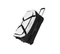 Travelite Bolsa de viaje trolley con ruedas de material repelente al agua, Basics equipaje blando con fuelle expansión, 70 cm, 98-119 litros, Blanco
