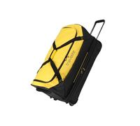 Travelite Bolsa de viaje trolley con ruedas de material repelente al agua, Basics equipaje blando con fuelle expansión, 70 cm, 98-119 litros, Amarillo