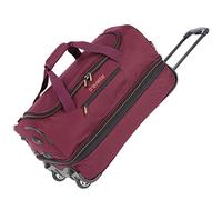 travelite Bolsa de viaje Trolley con ruedas de tamaño mediano, ampliable, BASICS, bolsa enrollable para equipaje blanda con pliegue de expansión, 55 cm, 51 - 64 litros