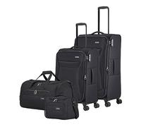 travelite Chios 4w L exp./M exp., Wheeled travelabg, beautycase, Negro, Talla única, Maletín, Negro, Talla única, Maletín