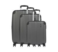 Travelite City | Juego de maletas (4 ruedas) | negro | ABS