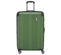 Travelite City - Trolley de 4 ruedas ampliable L 77 cm (verde)
