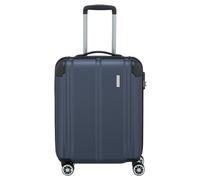 travelite Maleta de Mano Bordtrolley, Ligera, 4 Ruedas, City, Funda rígida pequeña con Superficie Resistente a los arañazos, 55 cm, 40 litros