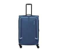 Travelite Corsiica 4 ruedas Trolley L 77 cm Con asa expansible azul