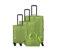 Travelite Corsiica 4 ruedas Juego de maletas 4 piezas verde