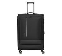 Travelite Crosslite 4 ruedas Trolley XL 81 cm Con asa expansible negro