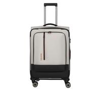Travelite Crosslite 5.0 4 ruedas Trolley M 66 cm Con asa expansible blanco