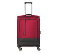 Travelite Crosslite 5.0 4 ruedas Trolley M 66 cm Con asa expansible rojo