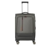 Travelite Crosslite 5.0 4 ruedas Trolley M 66 cm Con asa expansible verde oliva