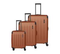 Travelite Dynamiic 4 ruedas Juego de maletas 3 piezas Con asa expansible amarillo