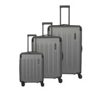 Travelite Dynamiic 4 ruedas Juego de maletas 3 piezas Con asa expansible gris