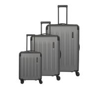 Travelite Dynamiic 4 ruedas Juego de maletas 3 piezas Con asa expansible gris