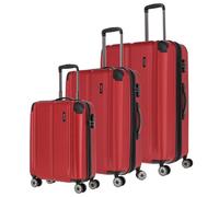 travelite Juego de maletas rígidas L/M/S, 4 ruedas, CITY, equipaje de mano talla S, maletas con superficie resistente a los arañazos, cierre TSA y pliegue de expansión (excepto talla S)