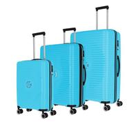 travelite Juego de Maletas rígidas de 3 Piezas, 4 Ruedas, ORBITA, carritos con Carcasa irrompible e Interior práctico, Cierre TSA, tamaños de Maleta L/M/S