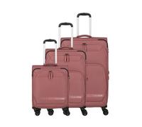 Travelite Kick Off 4 ruedas Juego de maletas 3 piezas Con asa expansible rojo